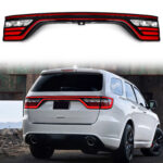 FIONE for Dodge Durango Liftgate Center Tail Light Assembly 2014-2022 Lift Gate Back Up Light Lamp 68453659AA