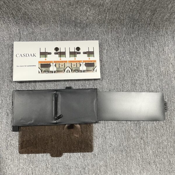CASDAK Driver Left Side Sun Visor Without Light Compatible with Toyota Camry 2007-2011