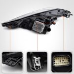 FIONE C8 10 Pins Full LED Headlight Assembly for Chevy Corvette 2020-2025