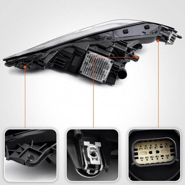 FIONE C8 10 Pins Full LED Headlight Assembly for Chevy Corvette 2020-2025