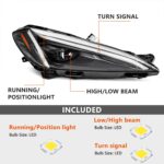 FIONE C8 10 Pins Full LED Headlight Assembly for Chevy Corvette 2020-2025