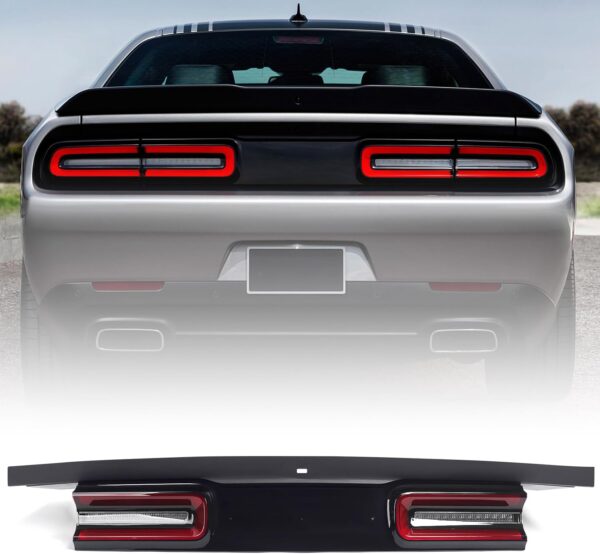 FIONE Center Tail Light Compatible with Dodge Challenger 2015-2020 Rear Tail Light Brake Lamp Assembly
