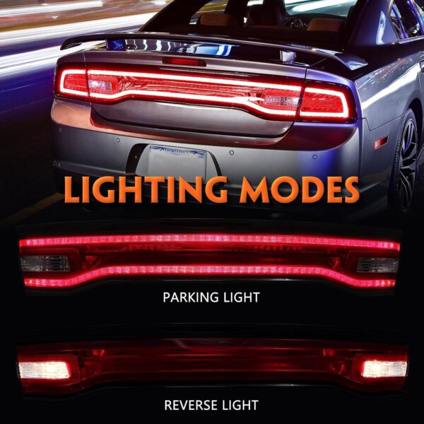 FIONE Liftgate Center Tail Light for Dodge Charger 2011 2012 2013 2014 57010652AF Rear Lamp LED Brake Light Taillight Assembly
