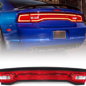 FIONE Liftgate Center Tail Light for Dodge Charger 2011 2012 2013 2014 57010652AF Rear Lamp LED Brake Light Taillight Assembly